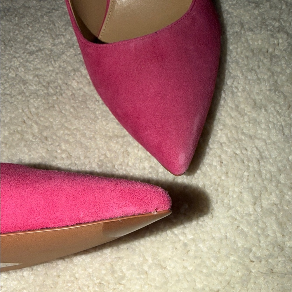 Michael Kors Fuchsia Suede Heels - Picture 4 of 7
